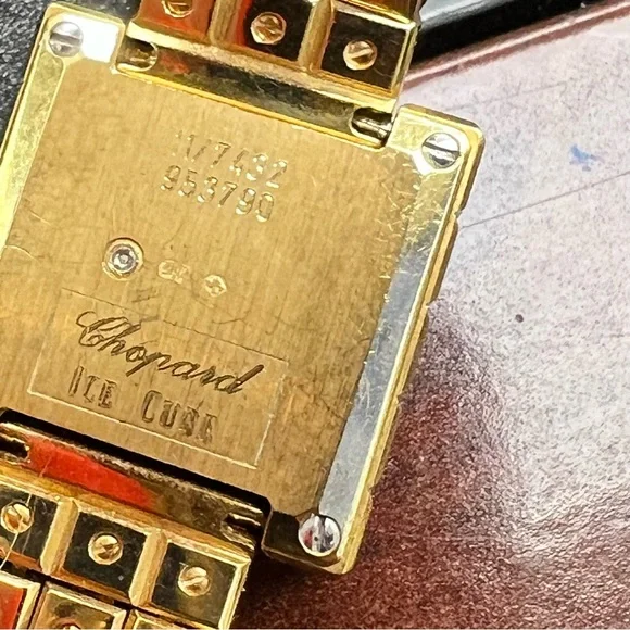 CHOPARD Ice Cube Gold-tone Dial Ladies Watch - Picture 9 of 11